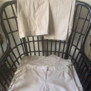 IZOD Khaki Flat Front Girls 16 1/2 Pants